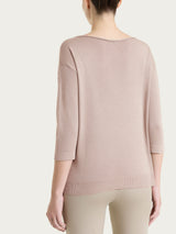 Summertime Lurex Pullover mit Bootsausschnitt Pink Women - Ragno