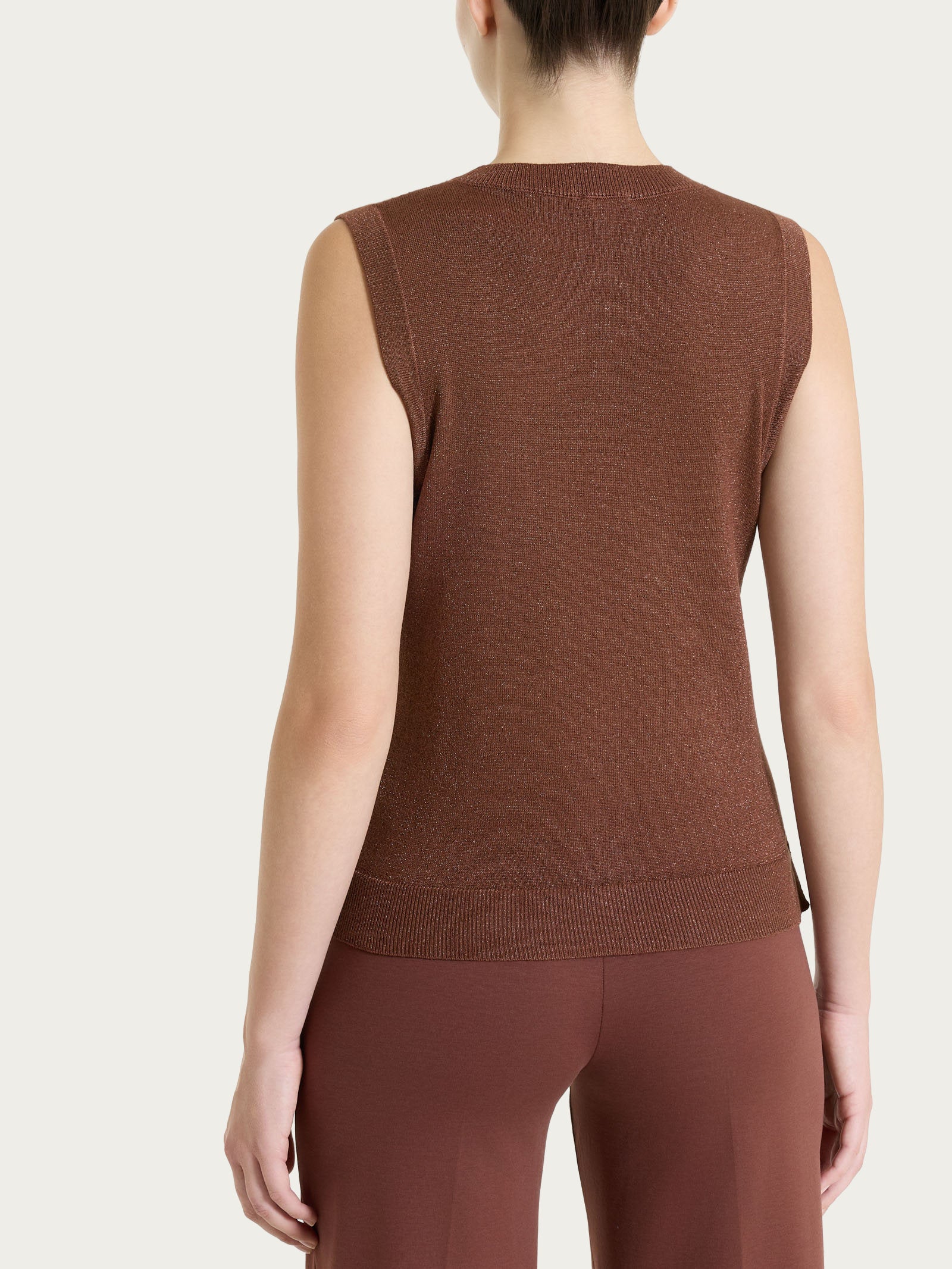 Smanicato in Lurex Summertime  Marroni Donna - Ragno