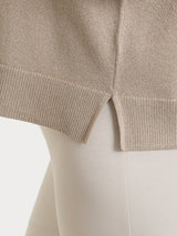 Cardigan con bottoni in Lurex Summertime Marroni Donna - Ragno