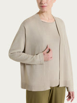 Cardigan aperto in Lurex Summertime Marroni Donna - Ragno