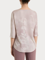 Bianco Women's Ecoseta 3/4 Sleeve and Patterned Blouse - Ragno
