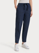 Jeans jogger con tasche in Super Light Denim Blu Donna - Ragno