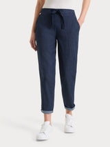 Jeans jogger con tasche in Super Light Denim Blu Donna - Ragno