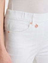 Jeans flare con tasche e vita piatta in Light Denim Bianchi Donna - Ragno