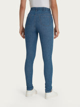 Jeans a 5 tasche con vita piatta in Light Denim  Blu Donna - Ragno