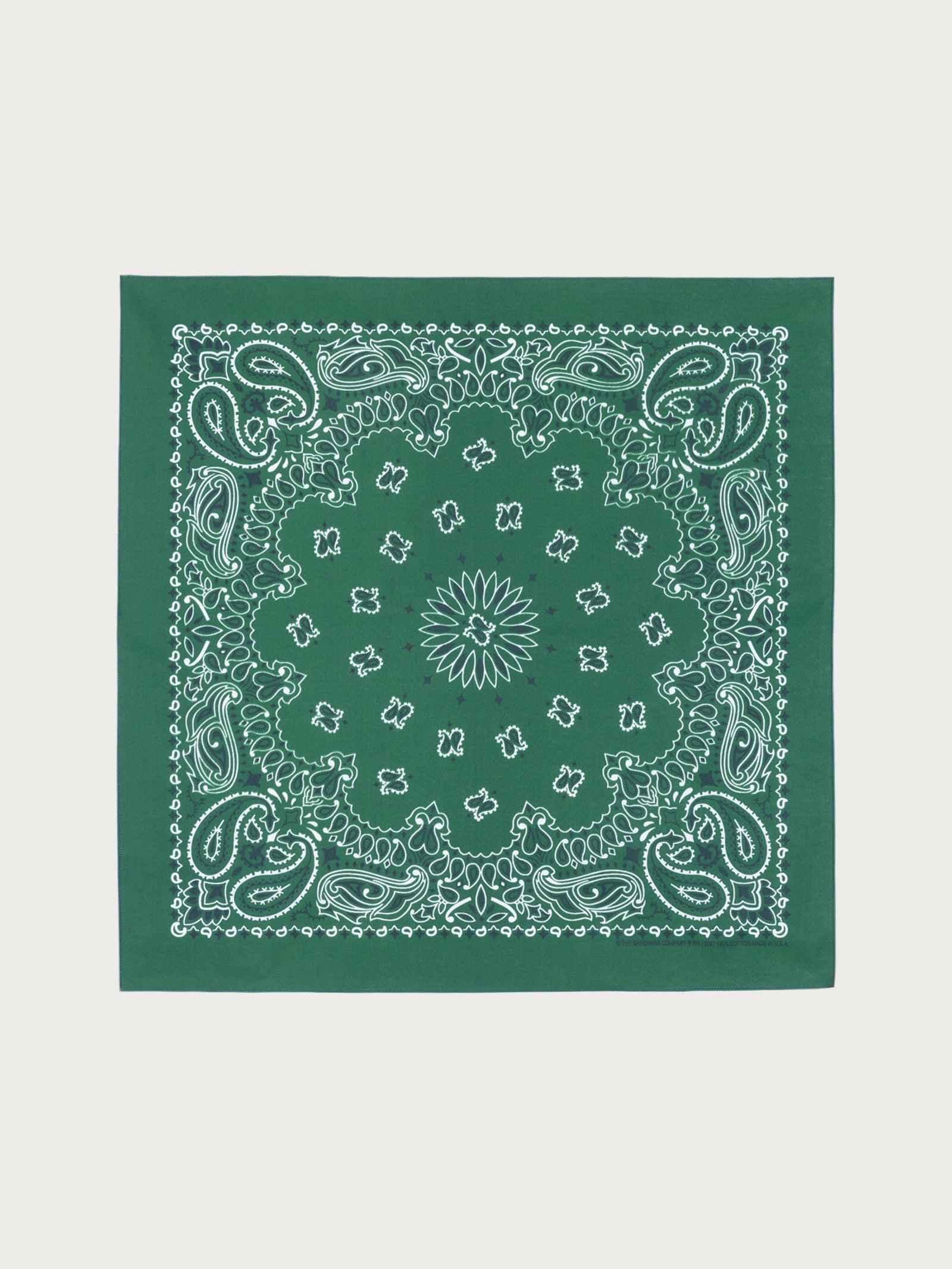 Bandana in Cotone Verdi Donna - Ragno