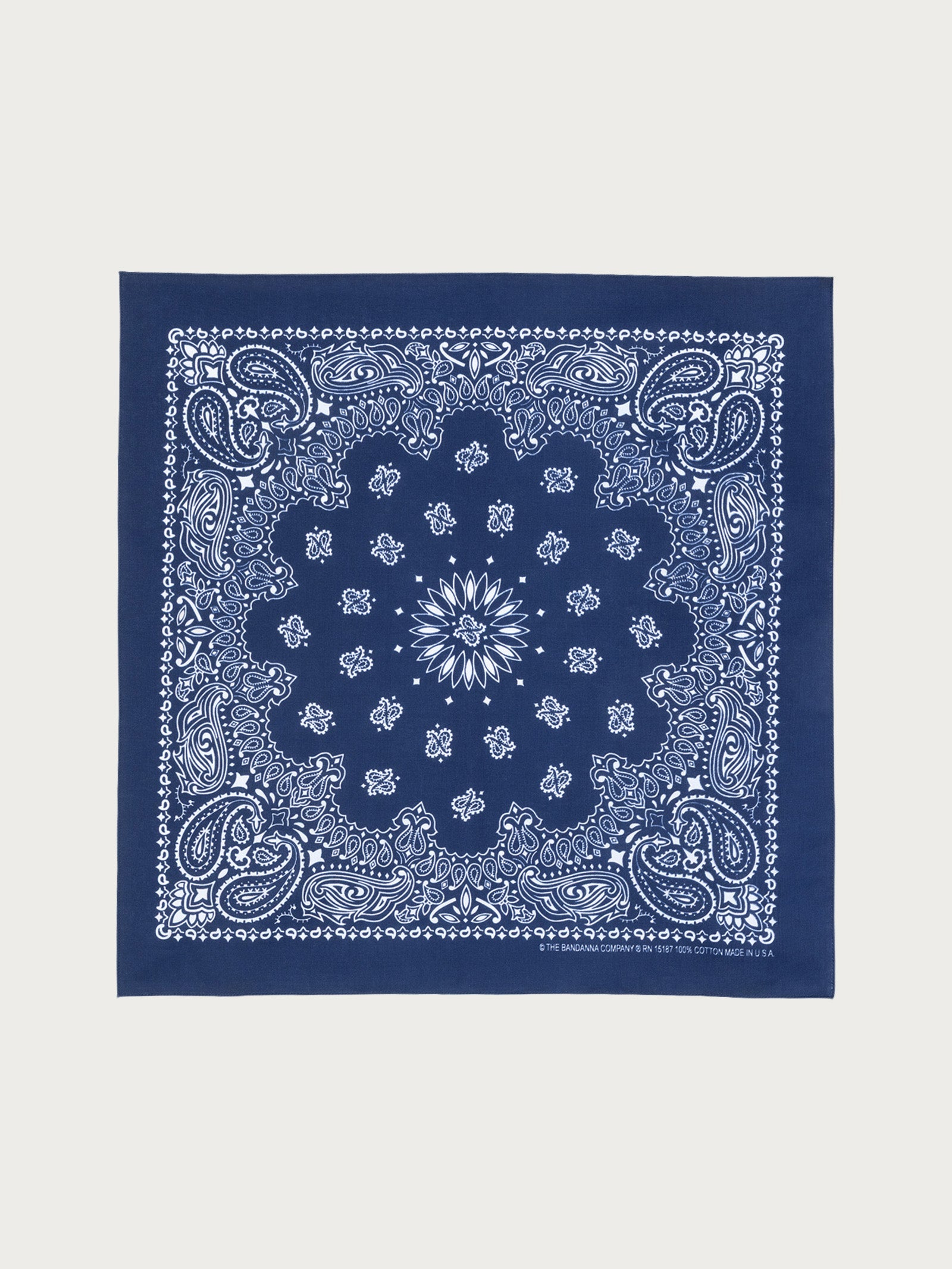 Bandana in Cotone Blu Donna - Ragno