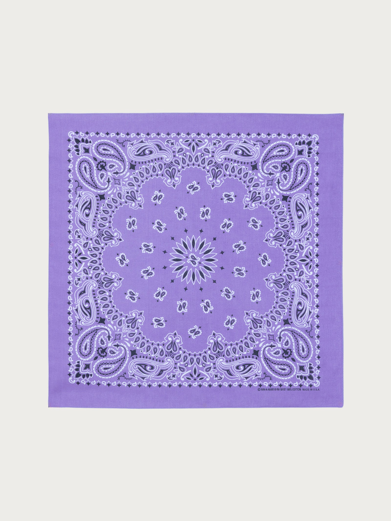 Bandana in Cotone Viola Donna - Ragno