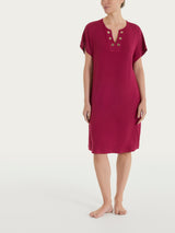 Abito con occhielli in Viscosa Summer  Rossi Donna - Ragno