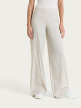 Pantalone a palazzo leggero in Super Fresh Bianchi Donna - Ragno