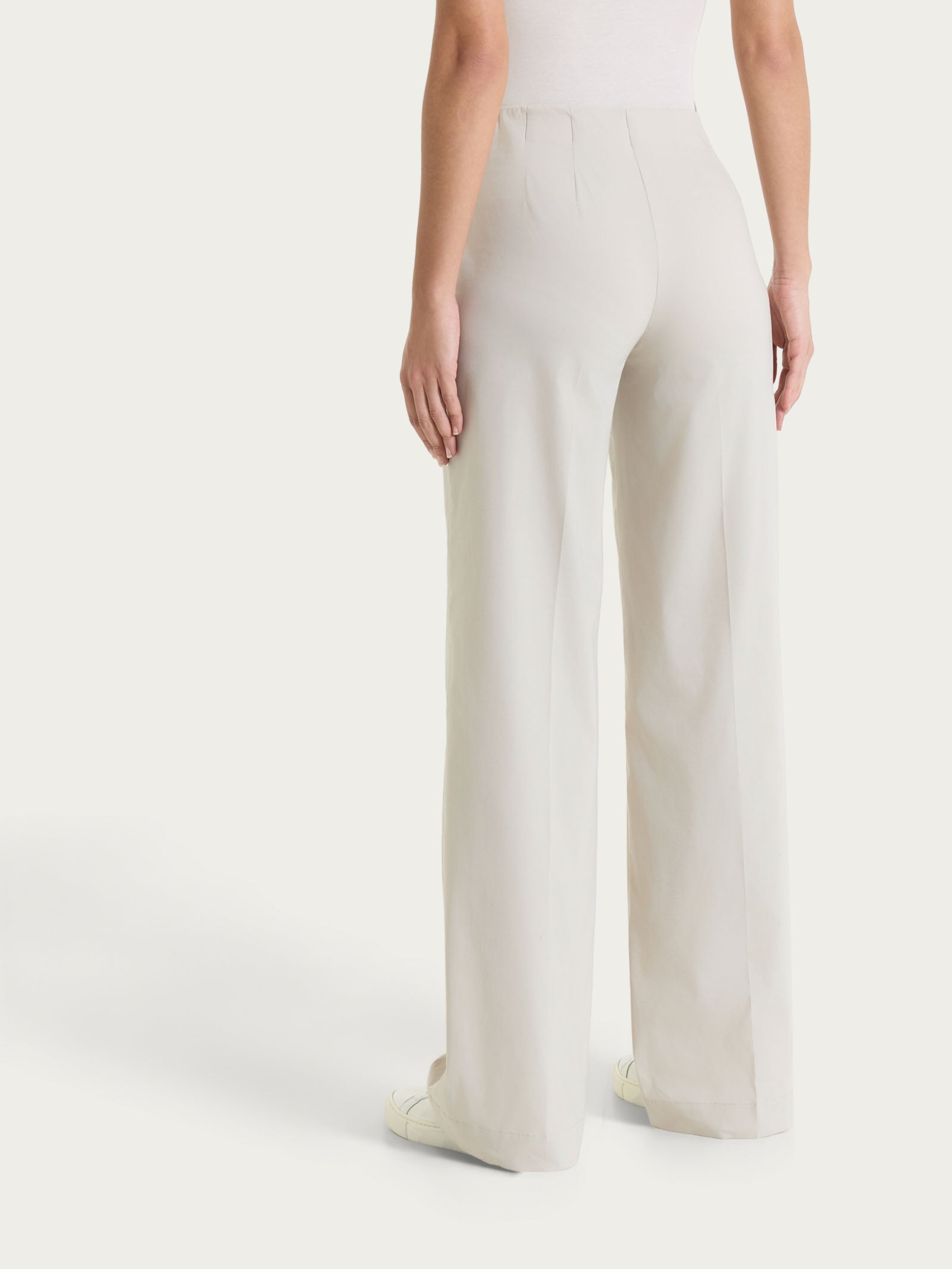 Pantalone a palazzo leggero in Super Fresh Bianchi Donna - Ragno