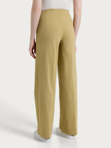 Pantalone a palazzo leggero in Super Fresh Verdi Donna - Ragno