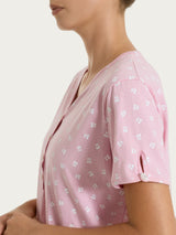 Pigiama pinocchietto in fantasia in Jersey di cotone 40-50 Rosa Donna - Ragno