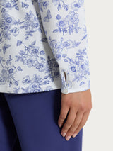 Pigiama aperto in fantasia in Jersey di cotone 52-56 Bianchi Donna - Ragno