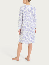 Camicia da notte con manica lunga in Jersey di cotone 52-56 Bianchi Donna - Ragno
