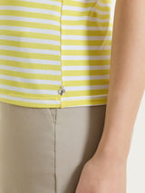Maglietta skinny a righe in Viscosa Summer Gialli Donna - Ragno