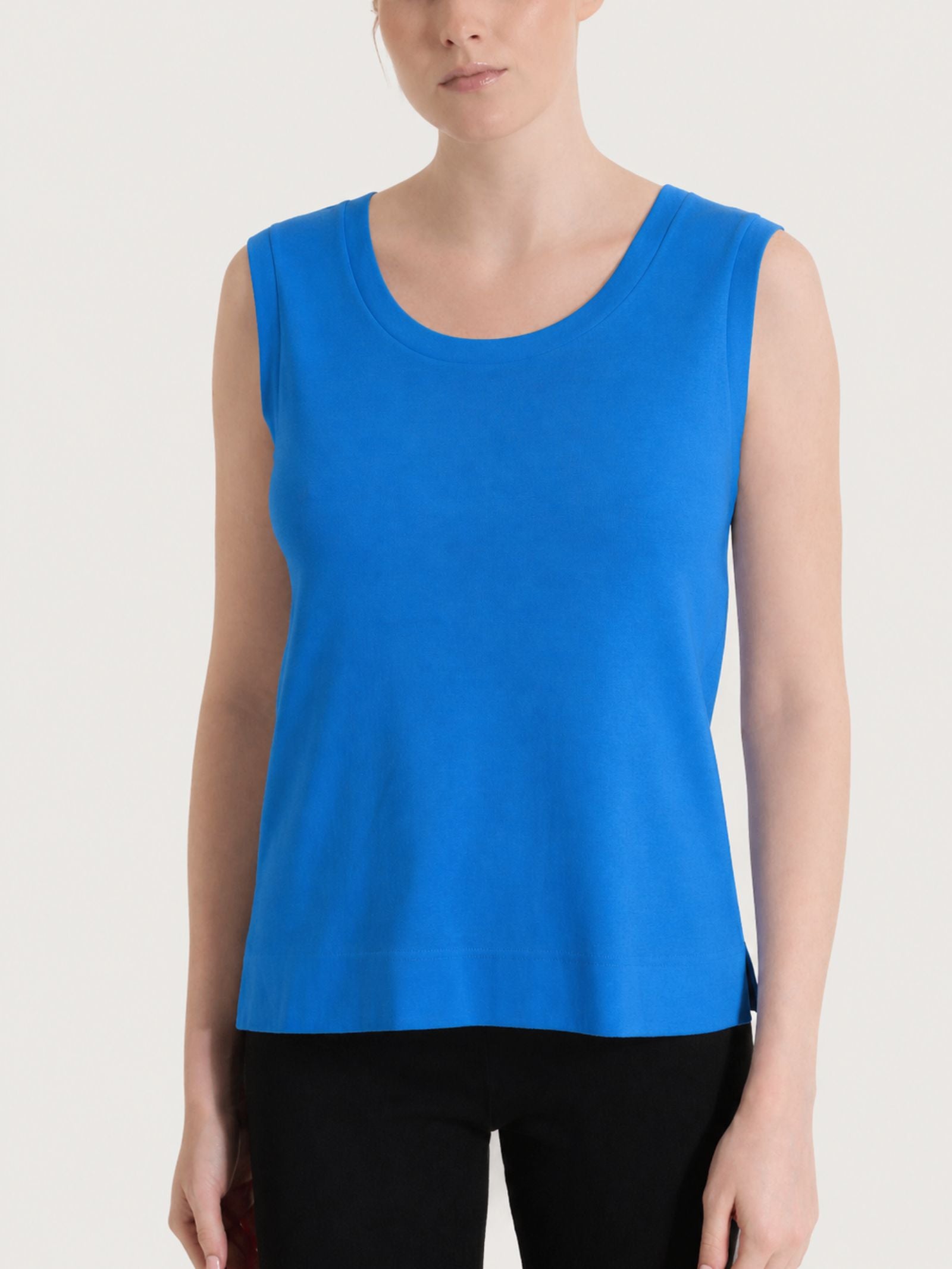 Ärmelloses Damen-Top aus Eco cotton Stretch - Ragno