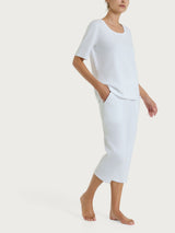 Maglietta girocollo in Eco Cotton Stretch Bianchi Donna - Ragno