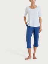 Maglietta girocollo in Eco Cotton Stretch Bianchi Donna - Ragno