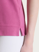Maglietta girocollo in Eco Cotton Stretch Rosa Donna - Ragno