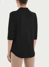 Camicia con manica 3/4 in Ultralight Neri Donna - Ragno