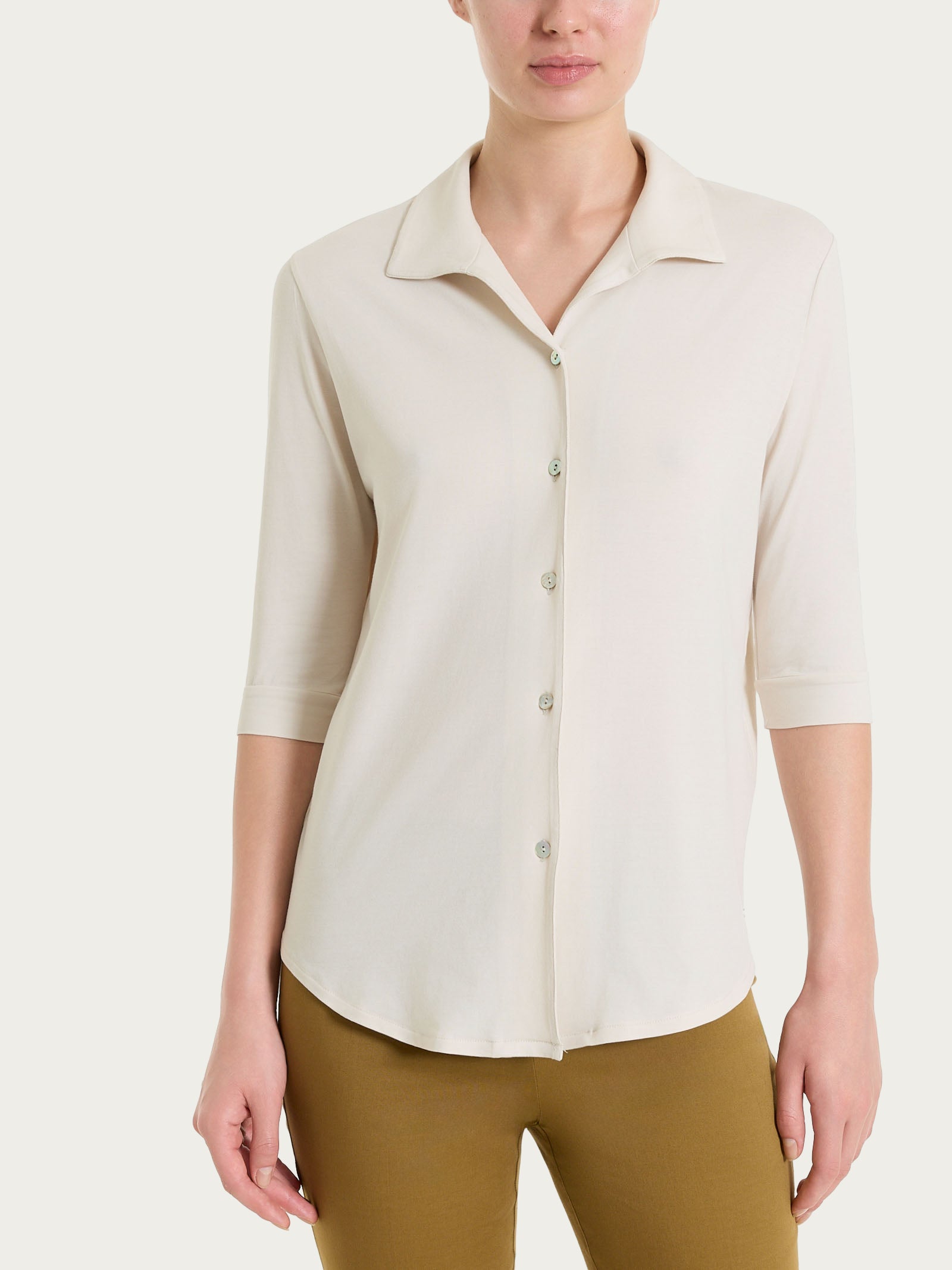 Camicia con manica 3/4 in Ultralight Bianchi Donna - Ragno