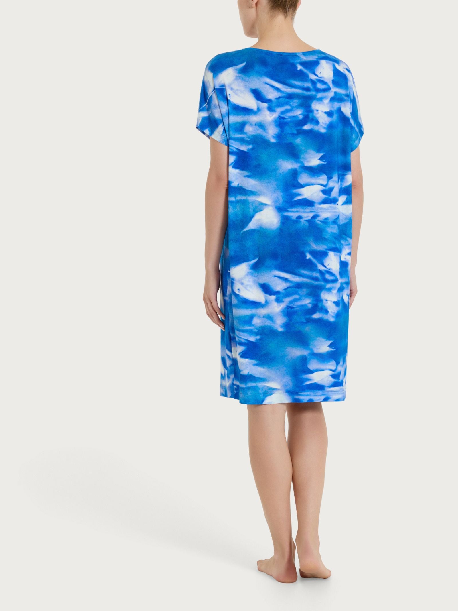 Abito con fantasia floreale in Viscosa Summer Azzurri Donna - Ragno