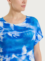 Abito con fantasia floreale in Viscosa Summer Azzurri Donna - Ragno