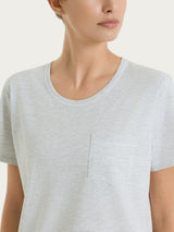 Pigiama tinta unita a pinocchietto in Jersey di Cotone Neri Donna - Ragno