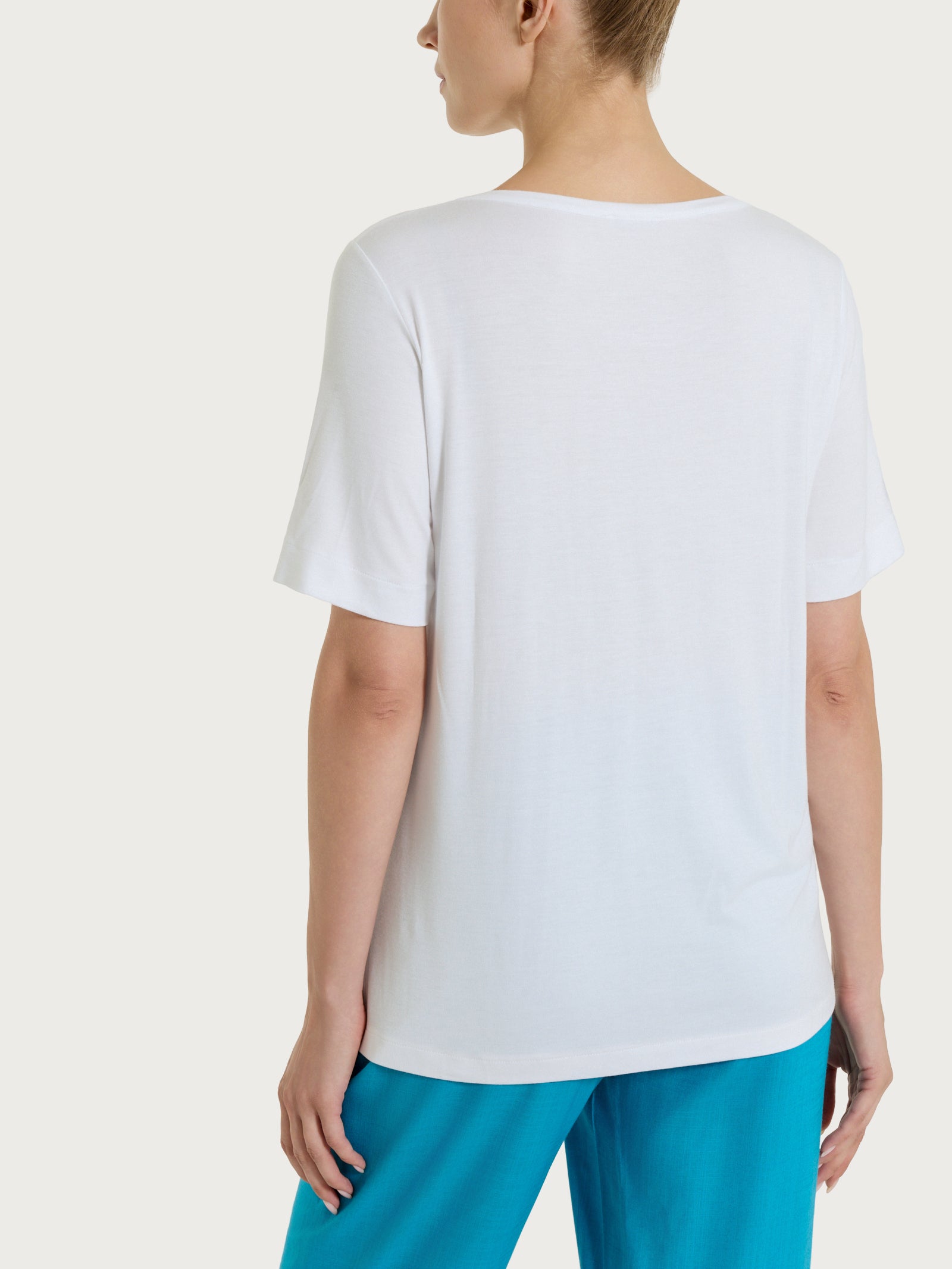 Maglietta con stampa in Viscosa Summer Bianchi Donna - Ragno