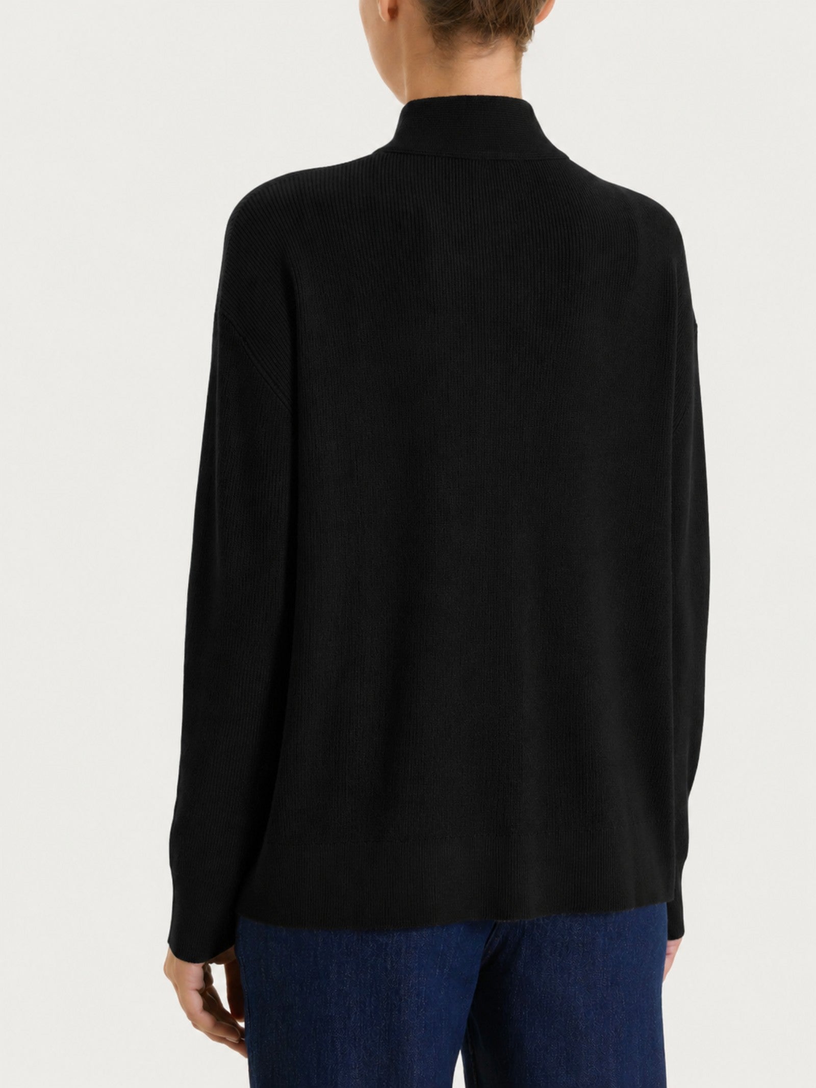 Cardigan lupetto con bottoni in punto perla Four Seasons Neri Donna - Ragno