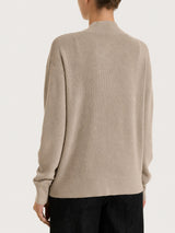 Maglia con scollo a V in punto perla Four Seasons Grigi Donna - Ragno
