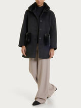 Fuzzy SoftCoat Giaccone con collo alto Neri Donna - Ragno