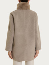 Fuzzy SoftCoat Giaccone con collo alto Grigi Donna - Ragno