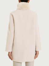 Fuzzy SoftCoat Giaccone con collo alto Rosa Donna - Ragno