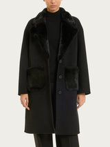 Fuzzy SoftCoat Cappotto lungo Neri Donna - Ragno