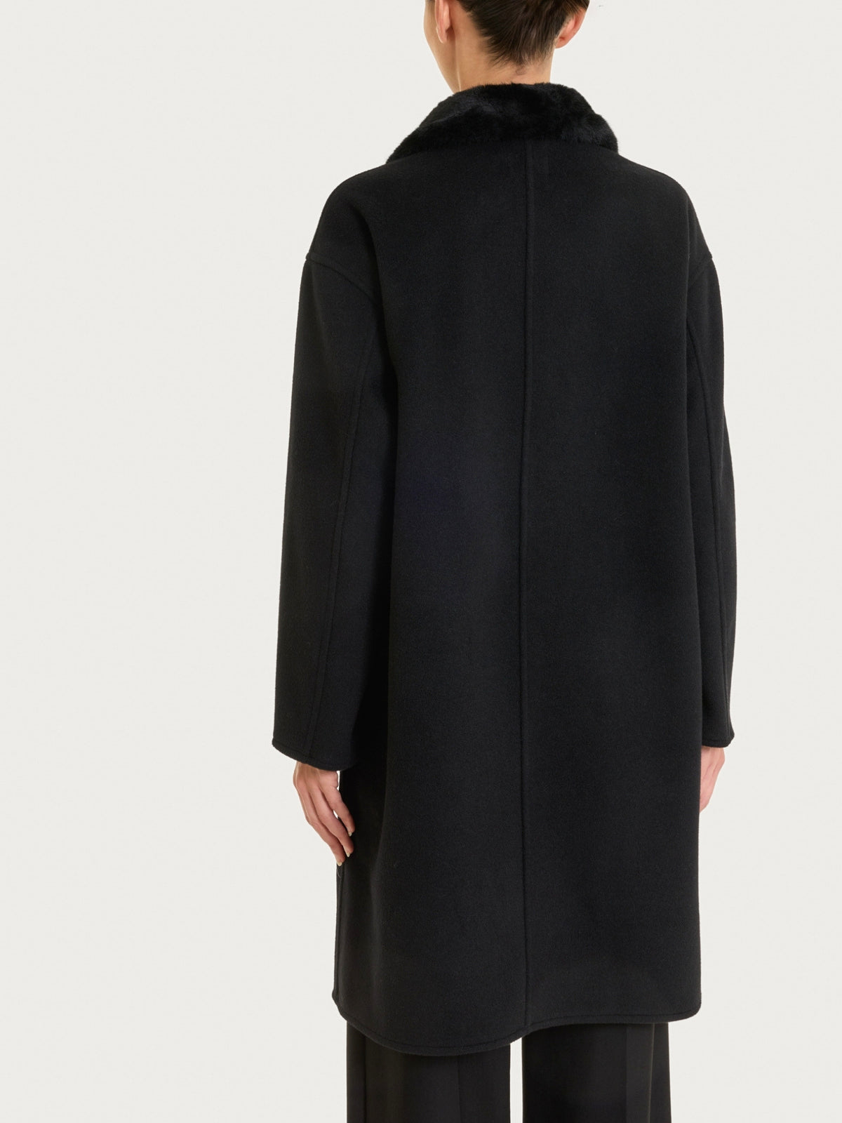 Fuzzy SoftCoat Cappotto lungo Neri Donna - Ragno
