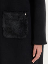 Fuzzy SoftCoat Cappotto lungo Neri Donna - Ragno