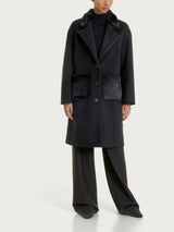Fuzzy SoftCoat Cappotto lungo Neri Donna - Ragno