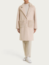 Fuzzy SoftCoat Cappotto lungo Rosa Donna - Ragno