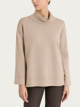 Maglia con collo a ciambella in NaturalSoft Grigi Donna - Ragno