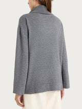 Pullover mit Rundhalsausschnitt aus Naturalsoft, Nero, für Damen – Ragno