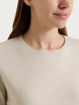 Maglia girocollo in Kerasoft Bianchi Donna - Ragno