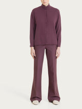Cardigan lupetto con bottoni in Kerasoft Viola Donna - Ragno