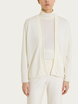 Cardigan aperto  in Kerasoft Bianchi Donna - Ragno