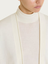 Cardigan aperto  in Kerasoft Bianchi Donna - Ragno