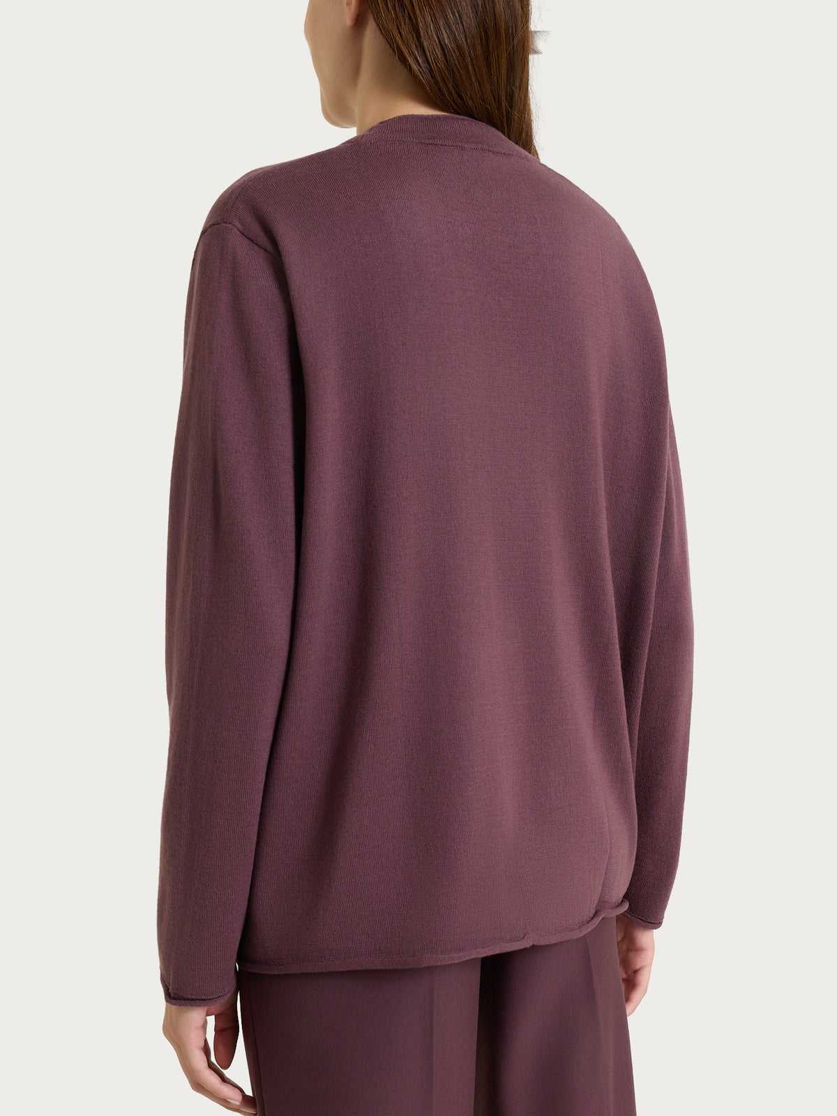 Cardigan aperto  in Kerasoft Viola Donna - Ragno