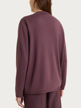 Women's Open Cardigan Kerasoft in Purple - Ragno