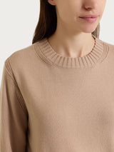 Maglia girocollo con manica lunga in NaturalSoft Grigi Donna - Ragno