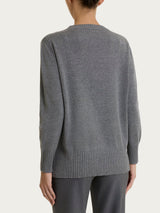 Maglia girocollo con manica lunga in Soft Wool Neri Donna - Ragno
